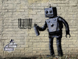 Urban Art: Banksy's Tagging Robot (1000pc Jigsaw)