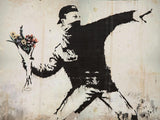 Urban Art: Banksy's Flower Thrower (1000pc Jigsaw)
