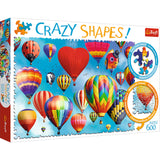 Crazy Shapes! Colourful Balloons (600pc Jigsaw)