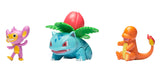 Pokemon: Battle Figure Set - Ivysaur, Charmander and Aipom