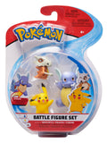 Pokemon: Battle Figure Set - Wartortle, Pikachu and Cubone