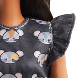 Barbie: Fashionistas Doll - Mouse-Print Dress