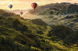 Hot Air Balloons Amongst the Mountains (3000pc Jigsaw)