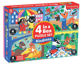 Mudpuppy: 4-In-a-Box Progressive Puzzle - Kindness
