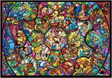 Tenyo Puzzle Disney All Star Stained Glass Puzzle 1,000 pieces