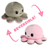 TeeTurtle: Reversible Plushie - Octopus (Heart/Broken Heart)