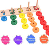 Zoink Wooden Counting Stacker Block Set