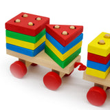 Zoink - Wooden Pull-Along Stacking Train
