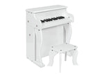 Kids Wooden Musical Toy Piano (White)