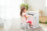 Kids Wooden Musical Toy Piano (White)