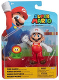 Super Mario: 12cm Articulated Figure - Fire Mario