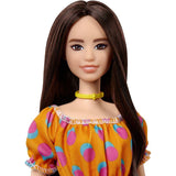 Barbie: Fashionistas Doll - Patterned Orange Dress