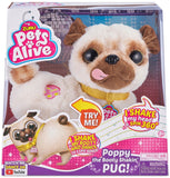 Zuru's Pets Alive: Poppy the Booty Shakin' Pug - Interactive Plush