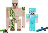 Minecraft: Craft-a-Block 2-Pack - Iron Golem & Steve