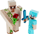 Minecraft: Craft-a-Block 2-Pack - Iron Golem & Steve