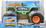 Hot Wheels: Monster Trucks - 1:24 Scale Vehicle (Island Tour Jeep)