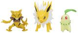 Pokemon: Battle Figure Set - Chikorita, Abra, Jolteon