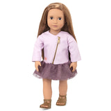 Our Generation: 18" Regular Doll - Vienna (with Leather Jacket)