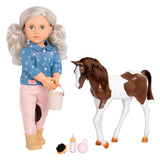 Our Generation: 18" Deluxe Doll - Yanira (with Pet Foal)