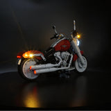 BrickFans: Harley-Davidson Fat Boy - Light Kit