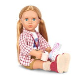 Our Generation: 18" Deluxe Poseable Doll & Book - Shannon