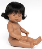 Miniland: Anatomically Correct Baby Doll - Latin American Girl (38cm)