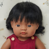 Miniland: Anatomically Correct Baby Doll - Latin American Girl (38cm)