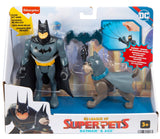 DC League Of Super Pets: Hero & Pet Figure Set - Batman & Ace