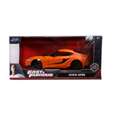 Jada: Fast & Furious - 2020 Toyota Supra - Metallic Orange - 1:24 Diecast Model