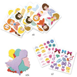 Djeco: Create With Stickers - Princesses