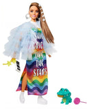 Barbie: Extra Doll - Shine Bright Like the Stars (Ruffle Coat)