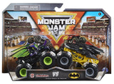 Monster Jam: 1:64 Scale Diecast 2-Pack - Dragonoid vs Batman
