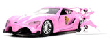 Jada: Power Rangers - Toyota FT-1 W/Pink Ranger- 1:32 Diecast Model