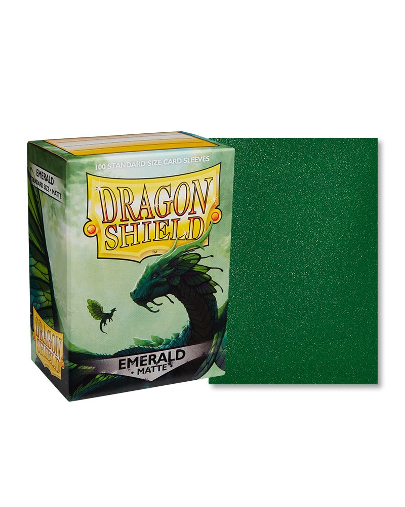 Dragon Shield: Matte Emerald Sleeves