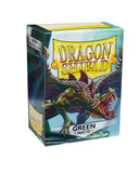 Dragon Shield: Matte Green Sleeves