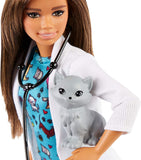 Barbie: Careers - Veterinarian Doll (Brunette)