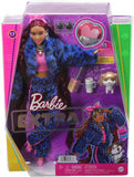 Barbie: Extra Doll - Blue Leopard Tracksuit