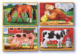 Melissa & Doug: Wooden Farm Jigsaw Puzzles in a Box